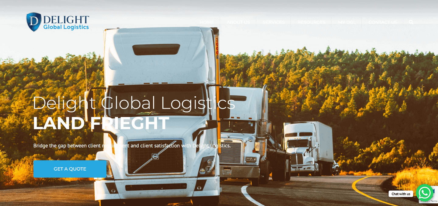 Delight Global Logistics Société britannique de déménagements internationaux