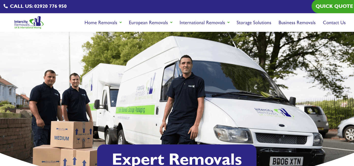 Intercity Removals международна компания за преместване