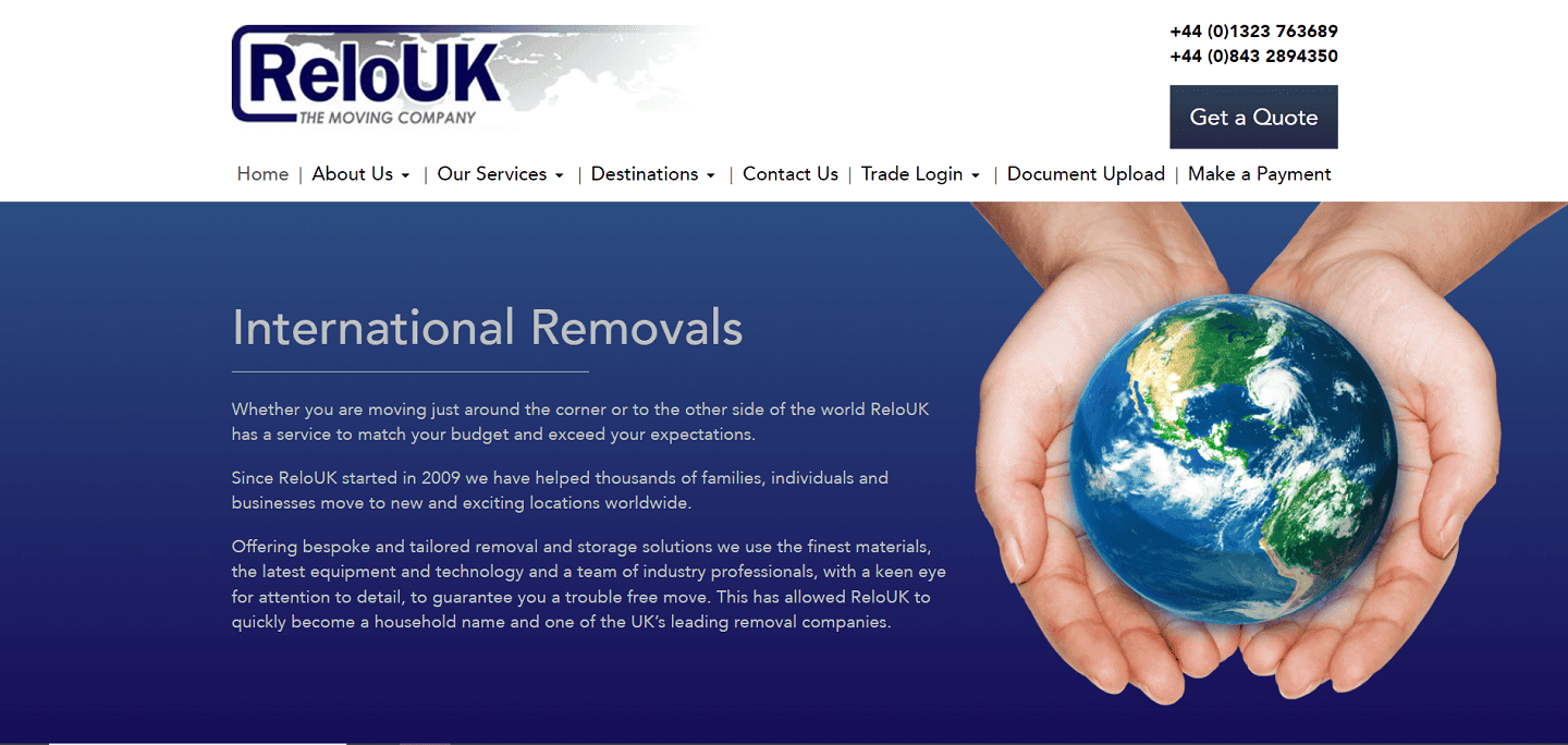 ReloUK international moving company