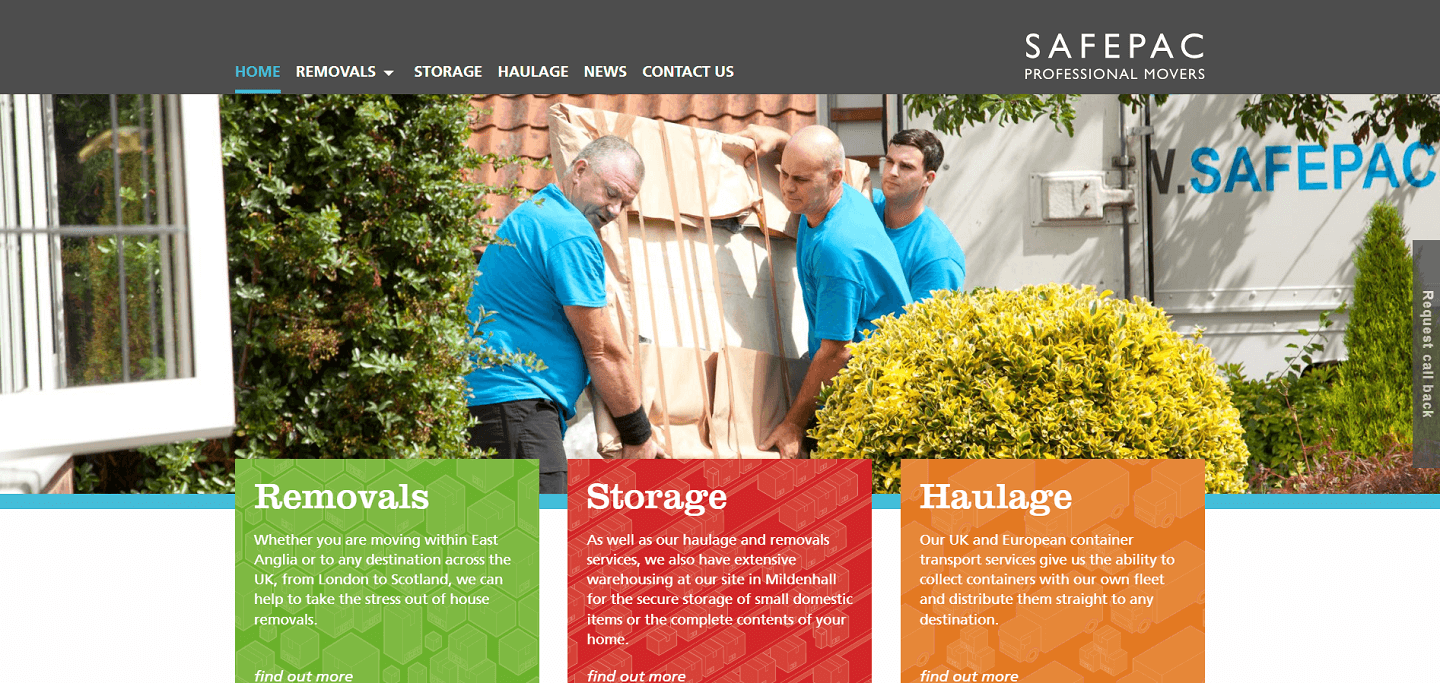 Safepac international moving company